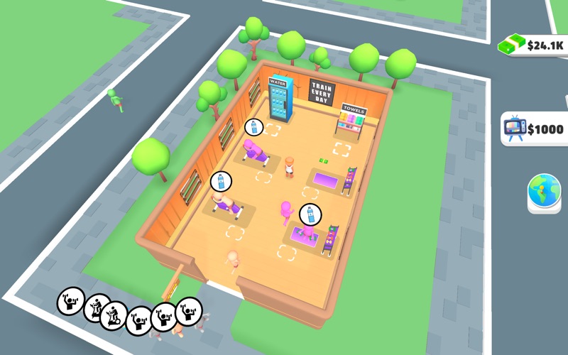 Idle Gym- Fitness Club Screenshot