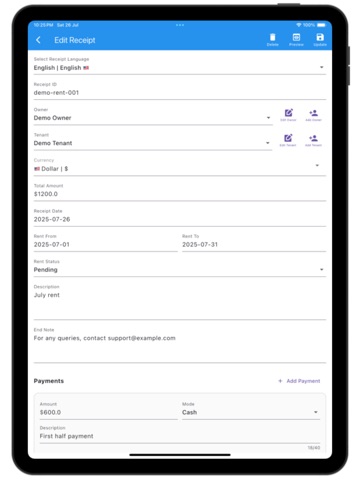 App screenshot