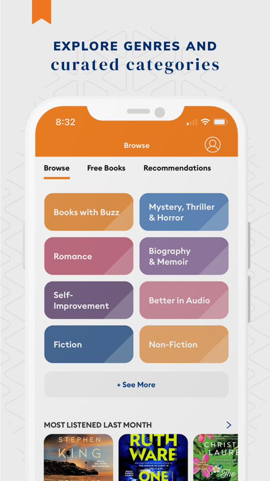 #5. Audiobooks.com: Get audiobooks (iOS) 来自: Storytel Audiobooks USA LLC