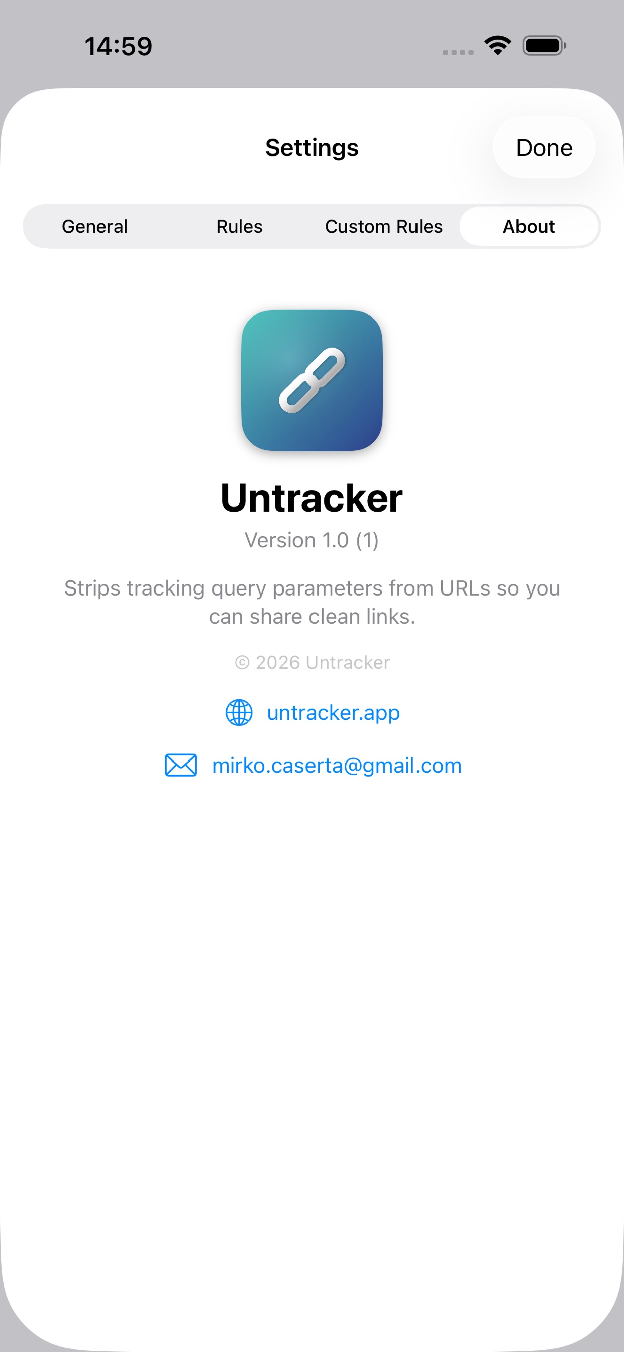 Screenshot 5 of Untracker