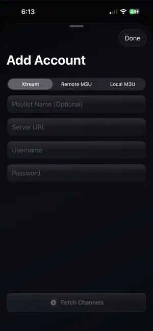IPTV Smarters Pro Live Player screenshot 3