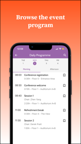 Elsevier Conferences App screenshot