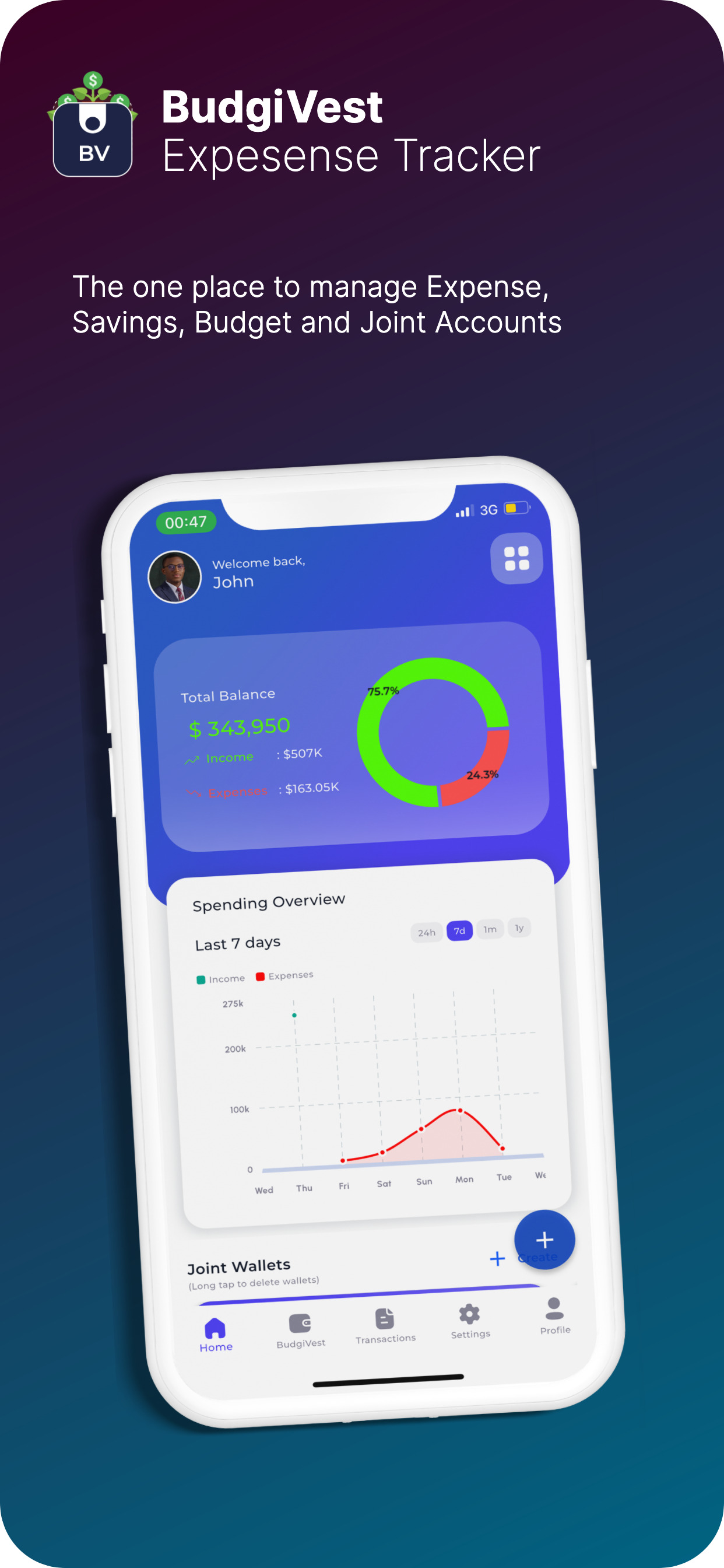 BudgiVest- Expense Tracker