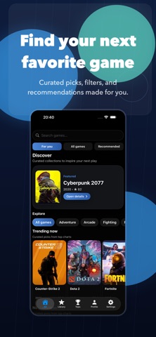 Games Library X – Collection Screenshot 1 of 7