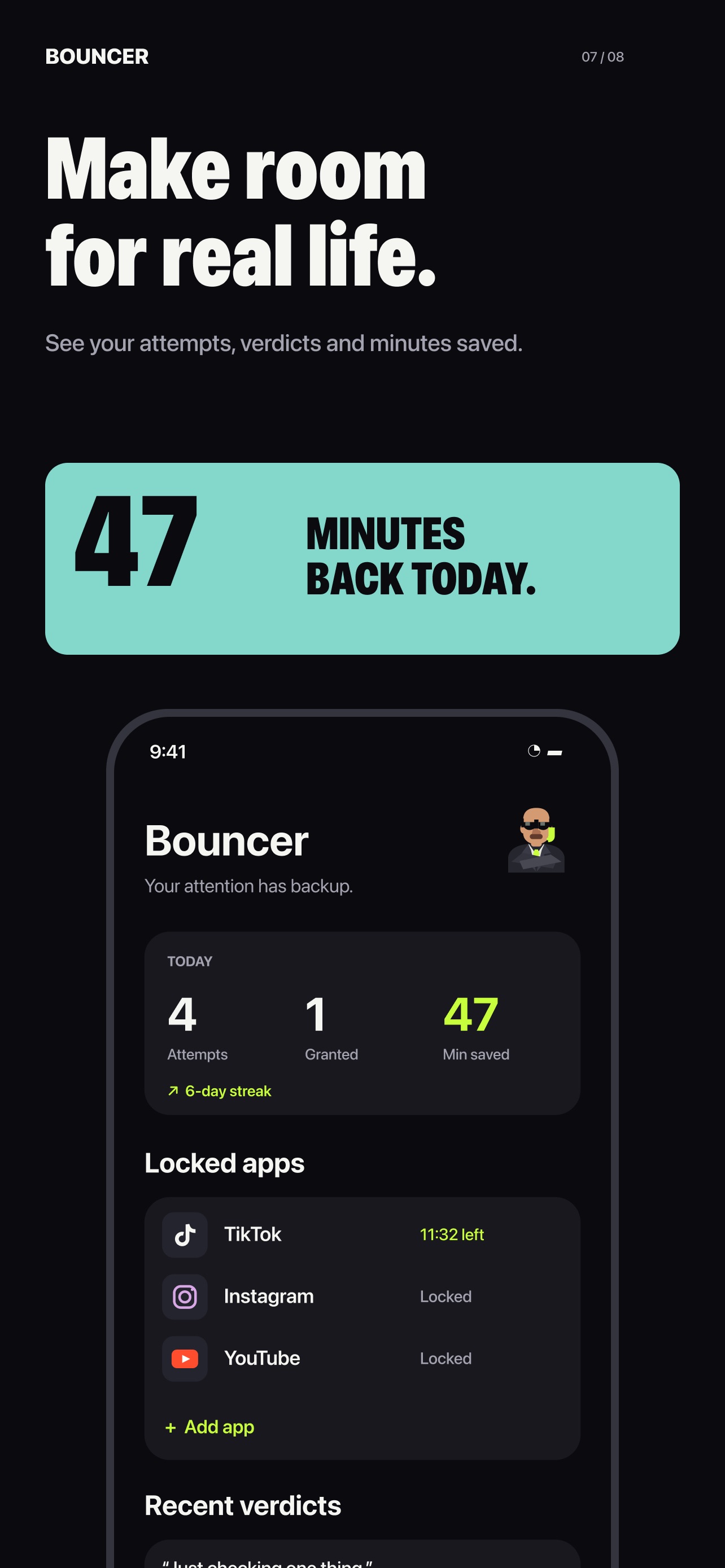 Screenshot 7 of Denied: Talk to Unlock Apps