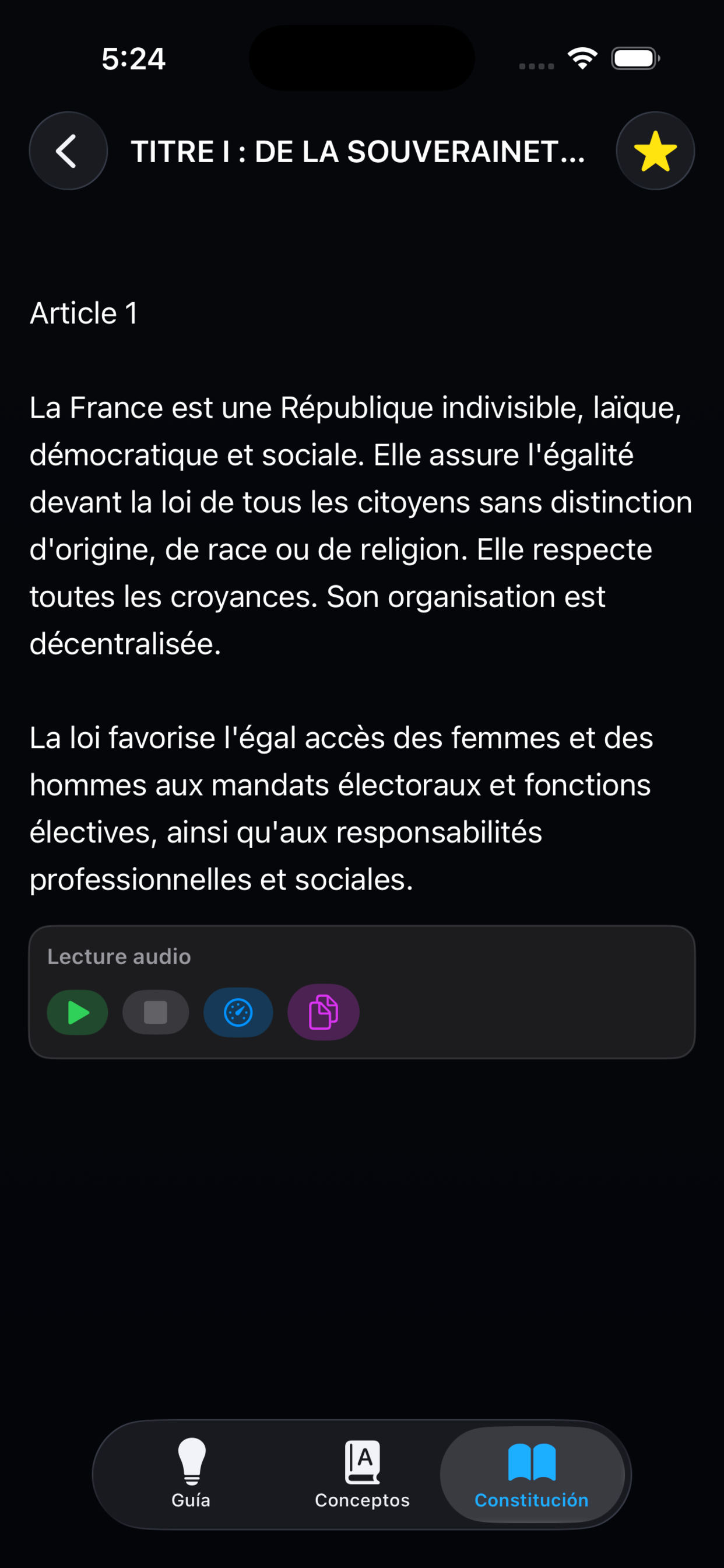 Constitution de France screenshot 4