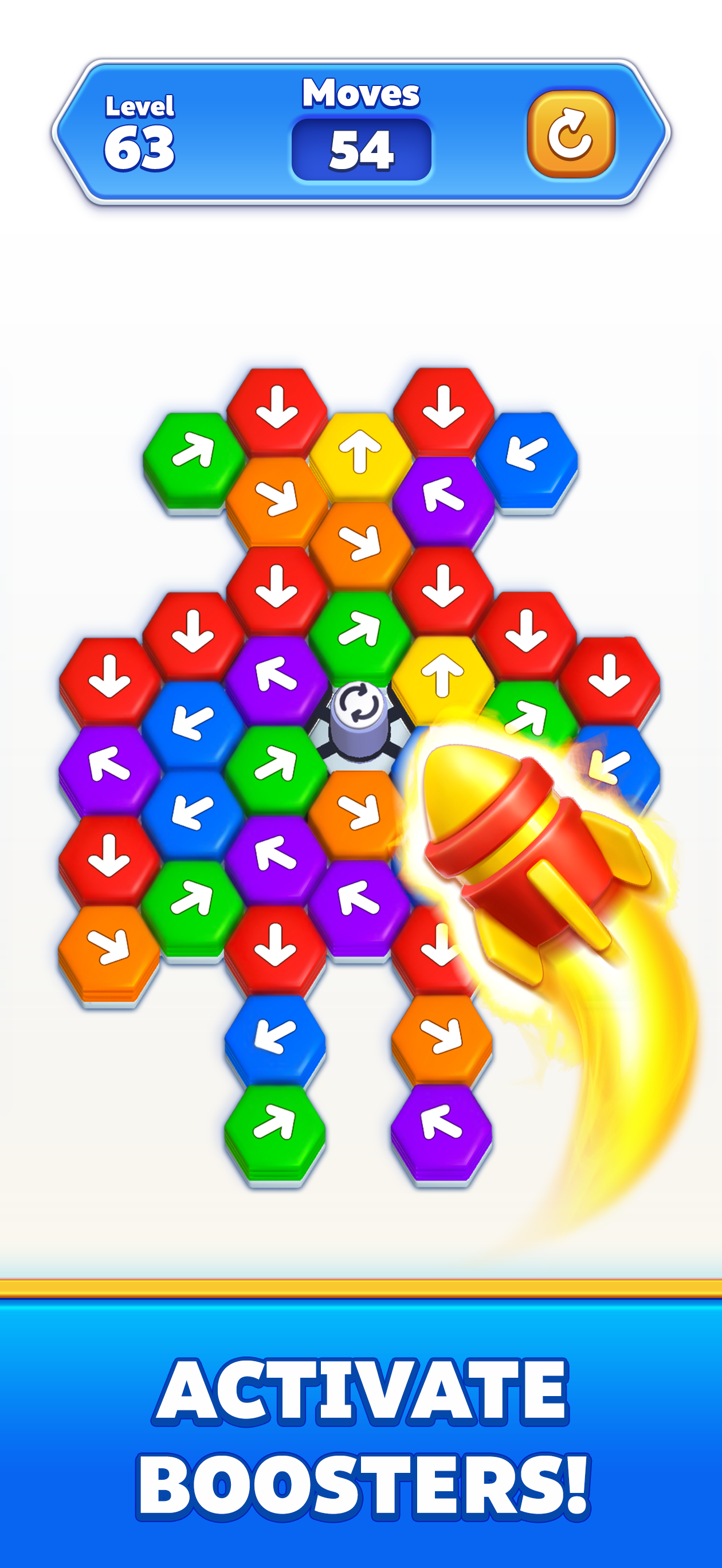 Hexa Blast Puzzle screenshot 5
