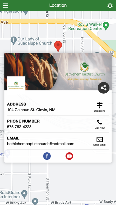 Bethlehem Baptist Church screenshot