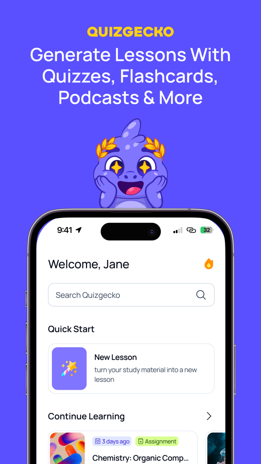 #1. Quizgecko: AI Flashcards (iOS) 由: Quizgecko
