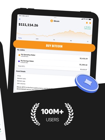 Bitcoin.com Wallet: Buy, sell iPad screenshot