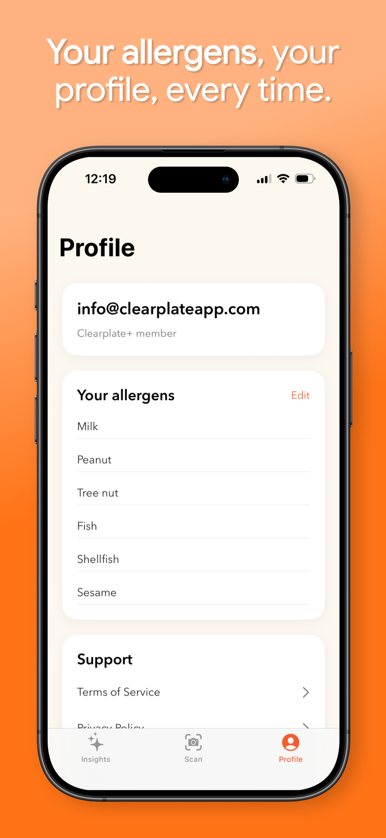 Clearplate: AI Allergy Scanner screenshot 5