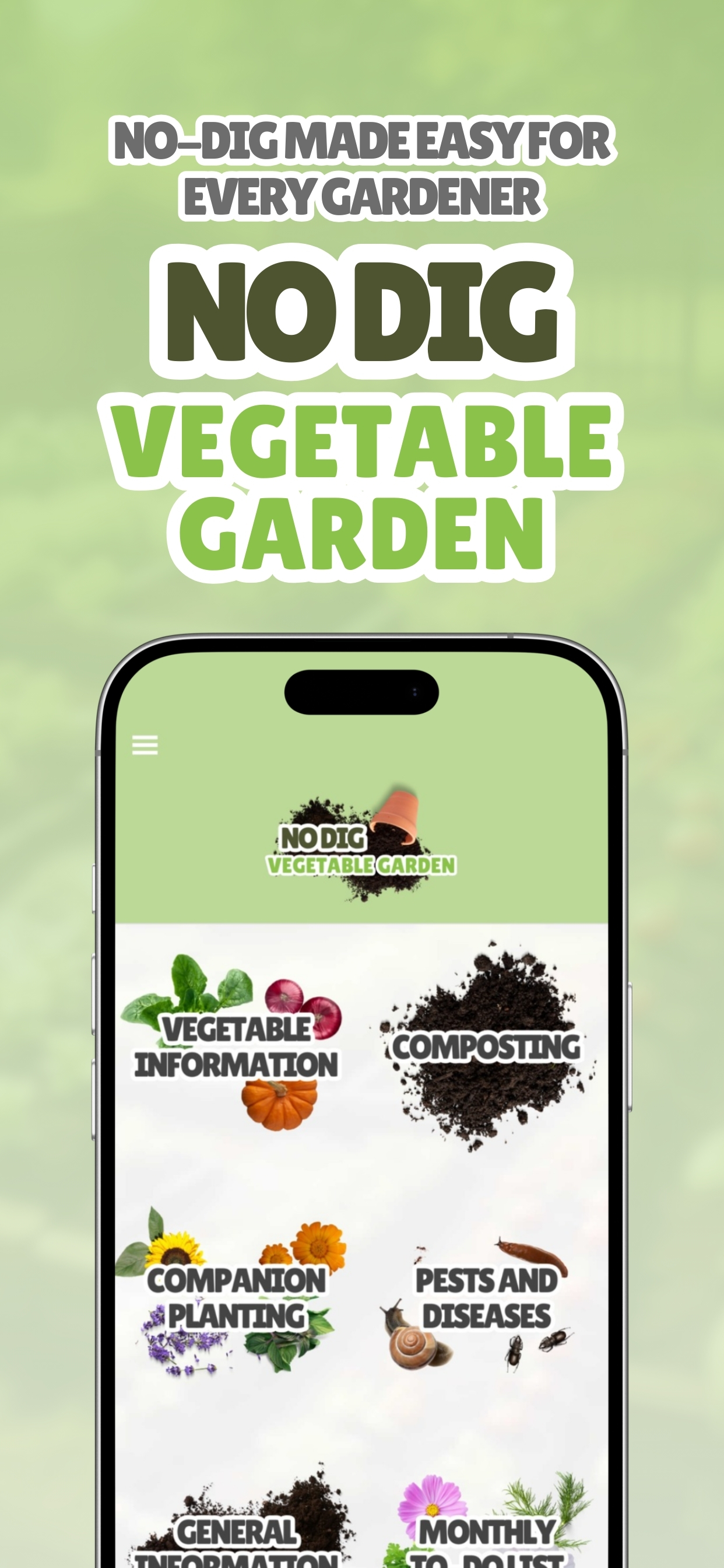 No Dig Vegetable Garden