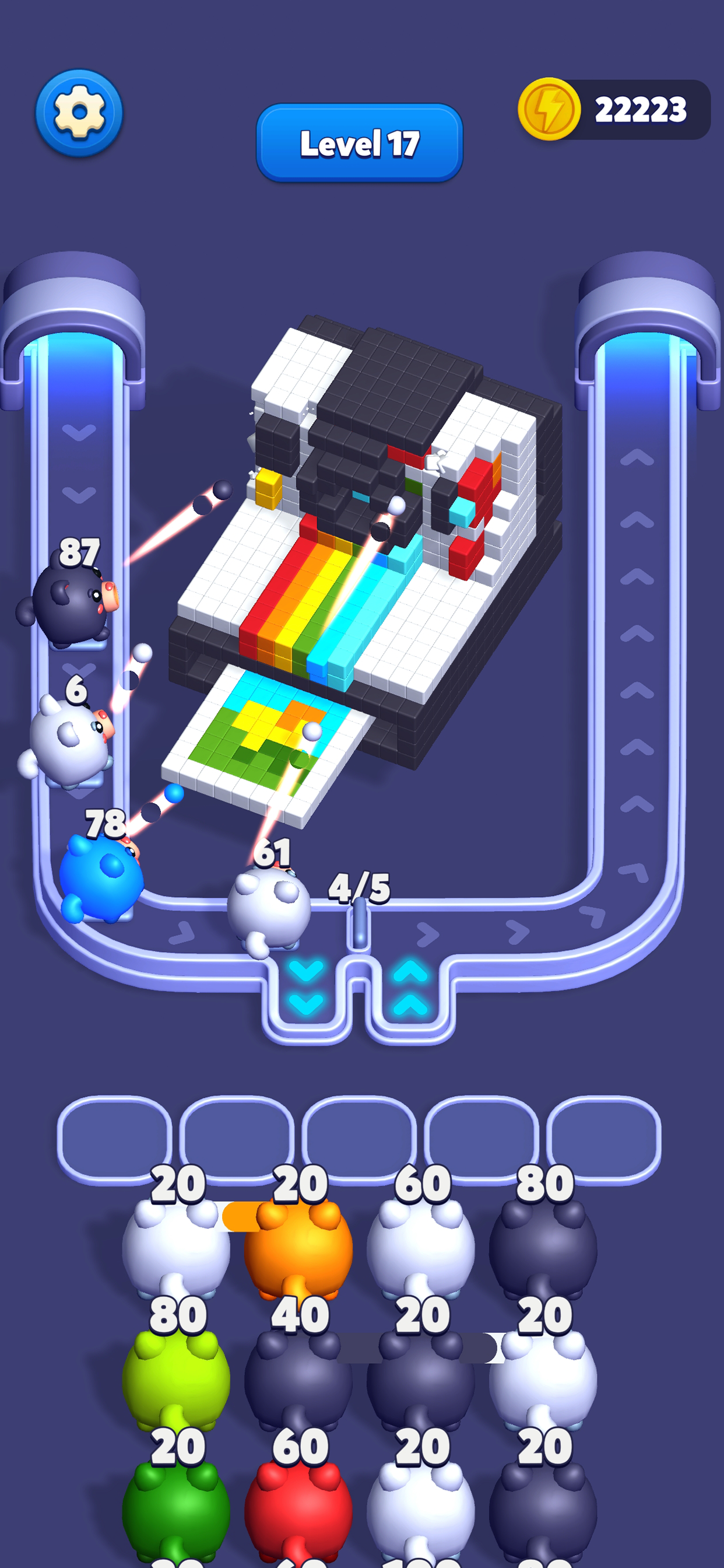 Cube Flow 3D - Sort Puzzle screenshot 2