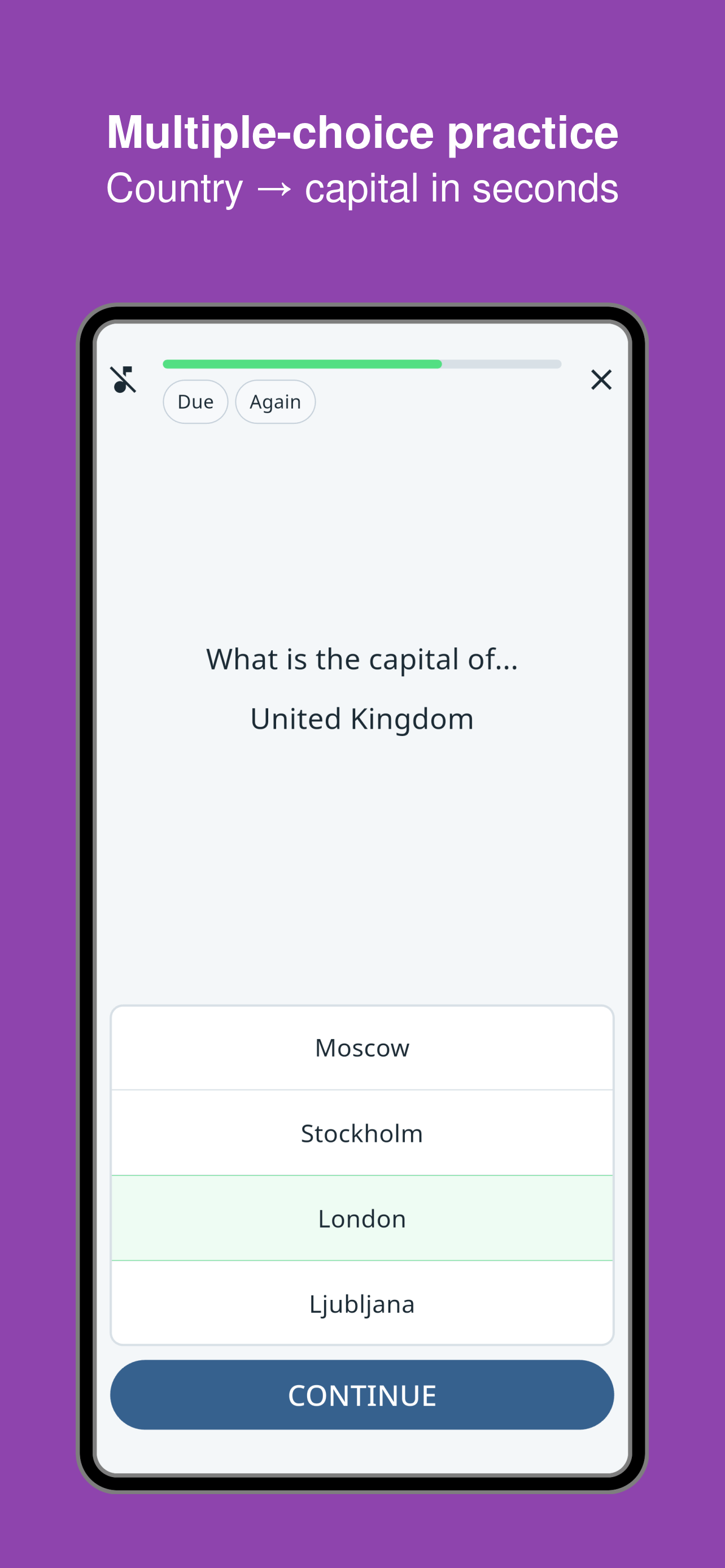 World Capitals Trainer