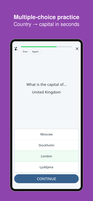 World Capitals Trainer Screenshot 4 of 7