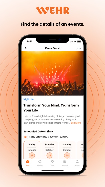 WEHR - Create & Explore Events