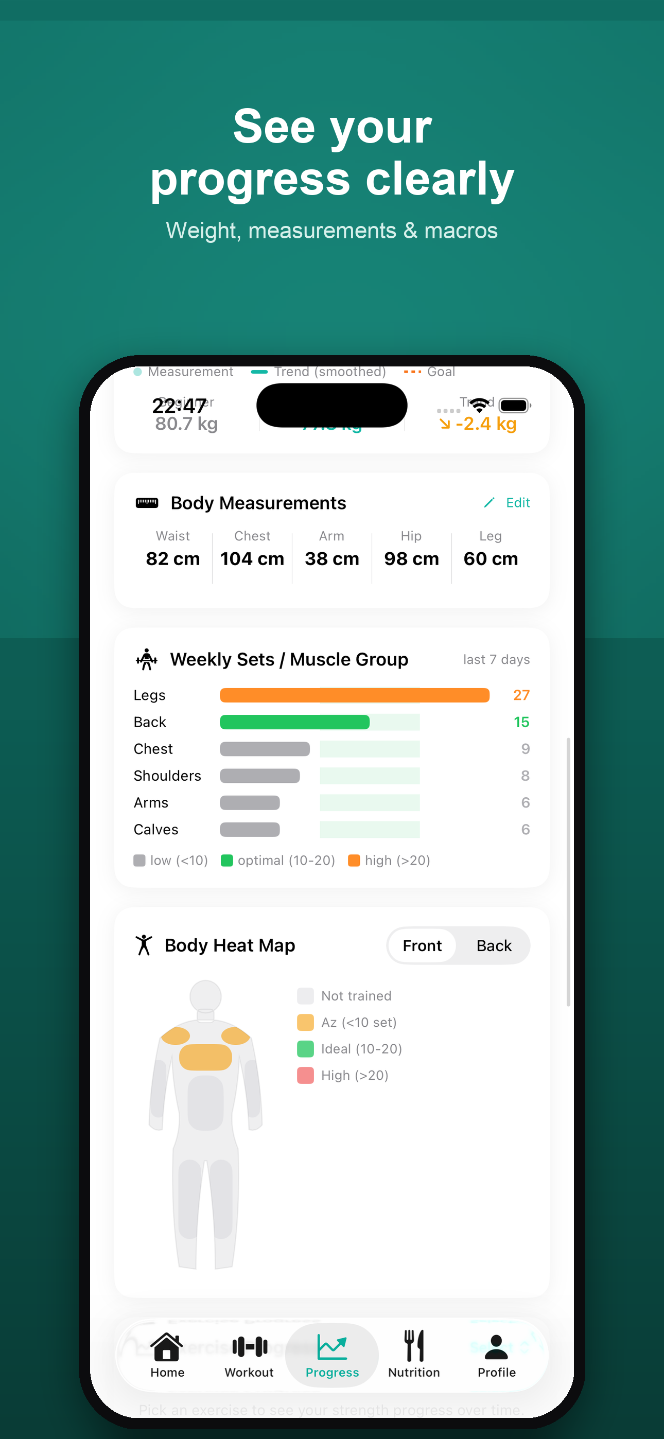 FitCi: Workout & Diet Planner screenshot 8