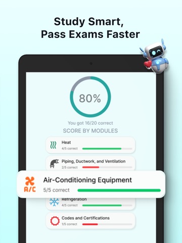 EPA-608 HVAC TruePrep AI Tutor iPad screenshot
