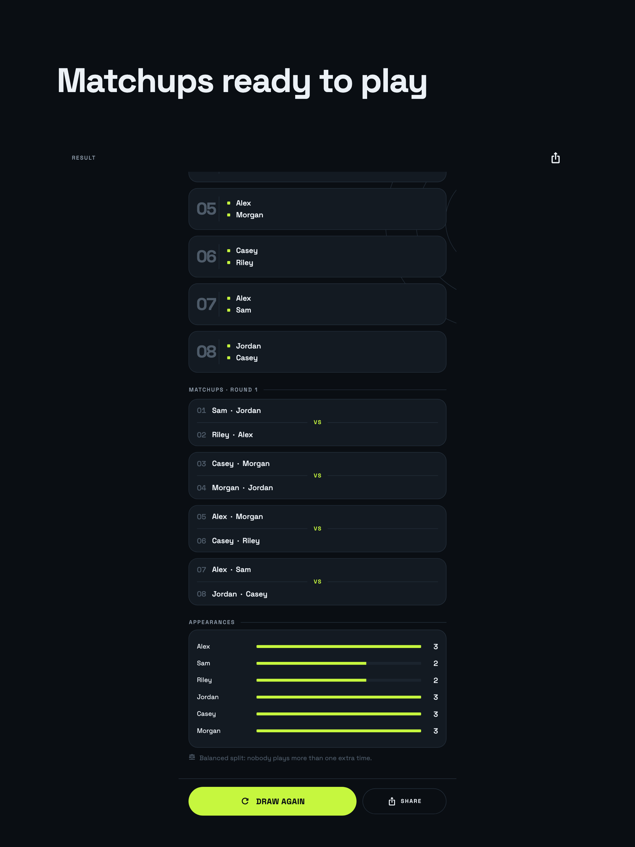 Draw - Random Teams screenshot 8