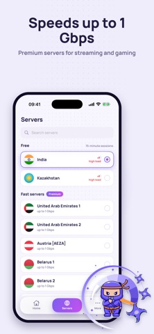 VPN Ninja: Fast VLESS Proxy Screenshot 3 of 5