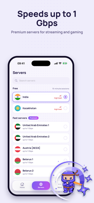 VPN Ninja: Fast VLESS Proxy Screenshot 3 of 5