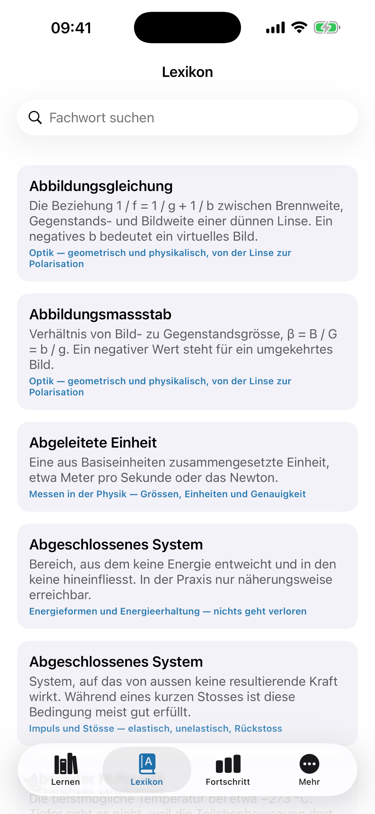 Screenshot 7 of Physik einfach erklärt