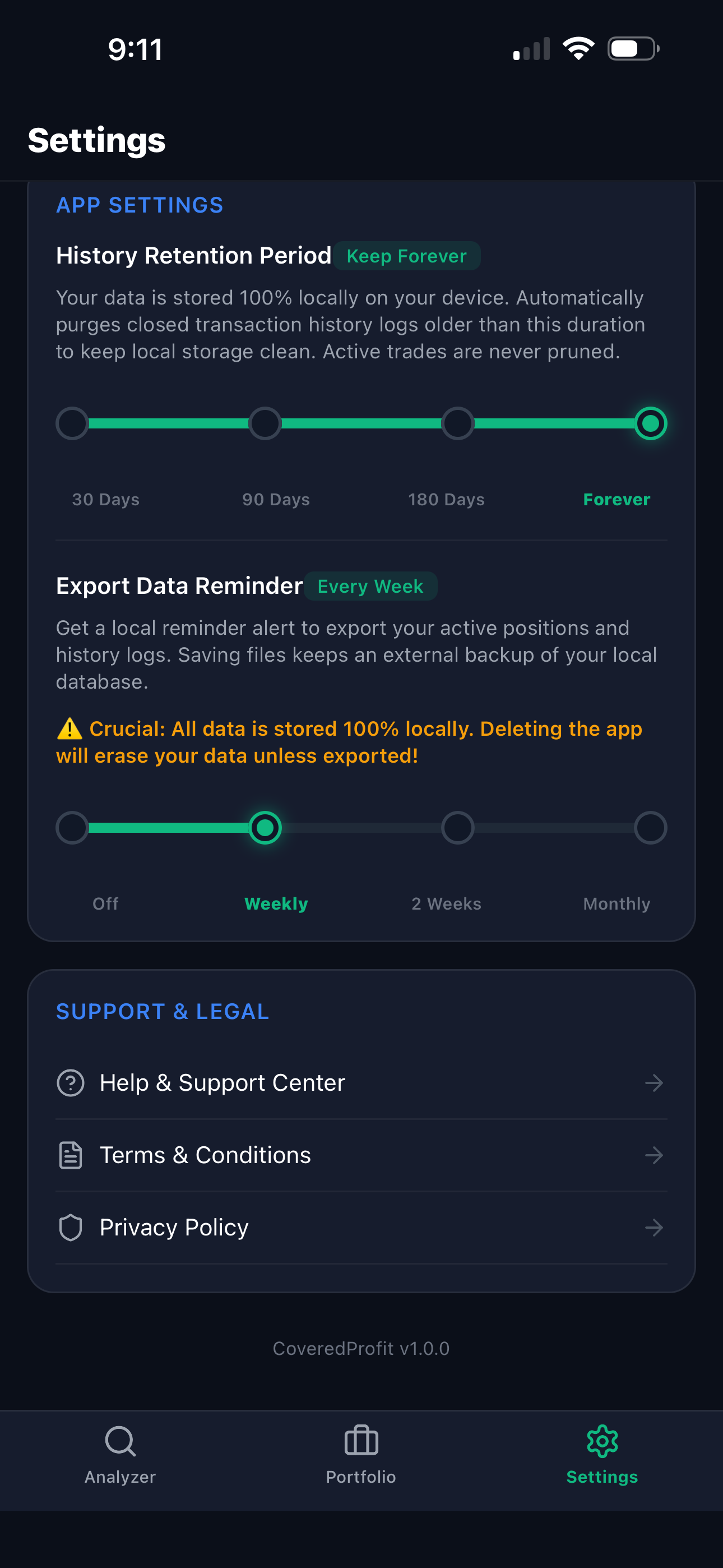 CoveredProfit: Covered Calls screenshot 8