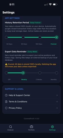 CoveredProfit: Covered Calls Screenshot 8 of 8
