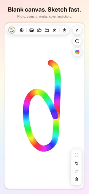 Draw: Photos & Blank Canvas screenshot 1