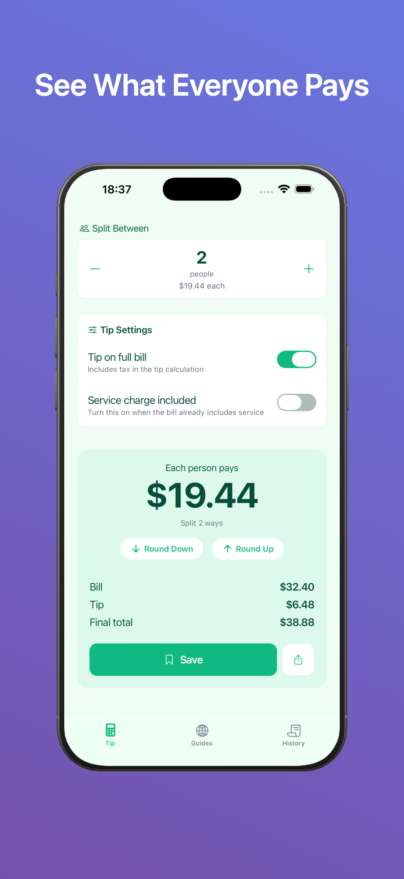 Tip & Split: Travel Tipping
