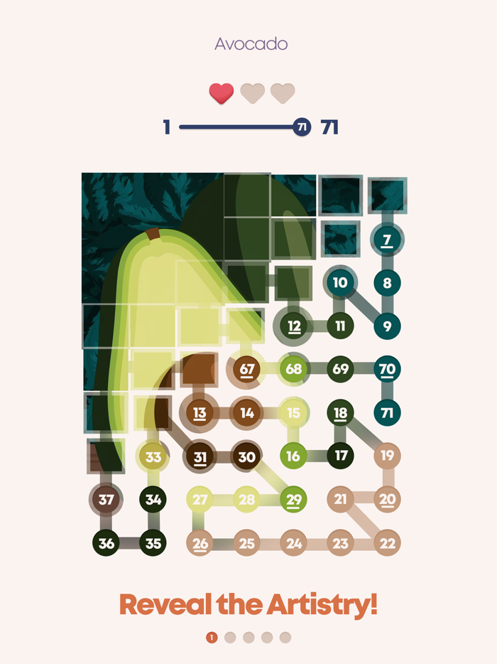 Number Paint Color Puzzle