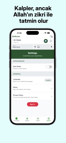 Elçi Kuran iPhone screenshot
