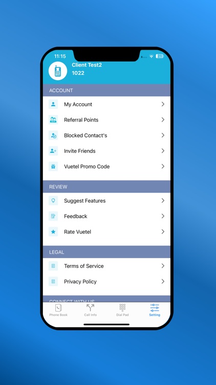 VueTel Dialer screenshot-4