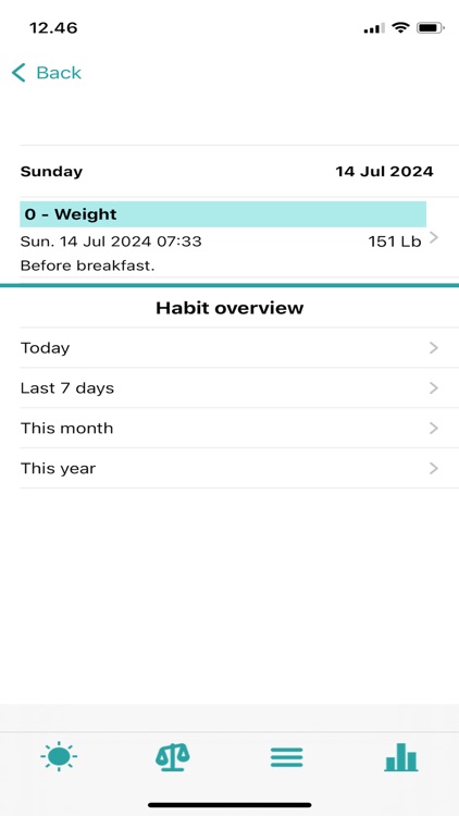 Weight and Habits screenshot-4