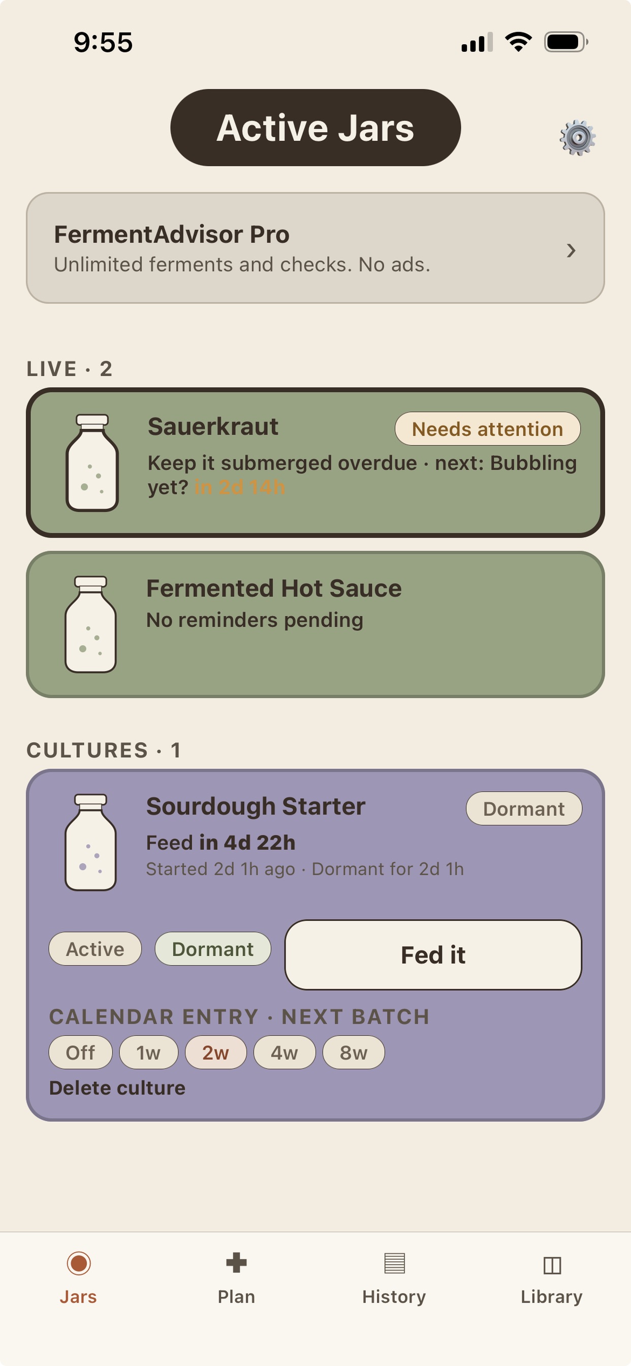 Screenshot 1 of FermentAdvisor