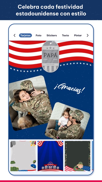USA photo frames; 4th July day Screenshot