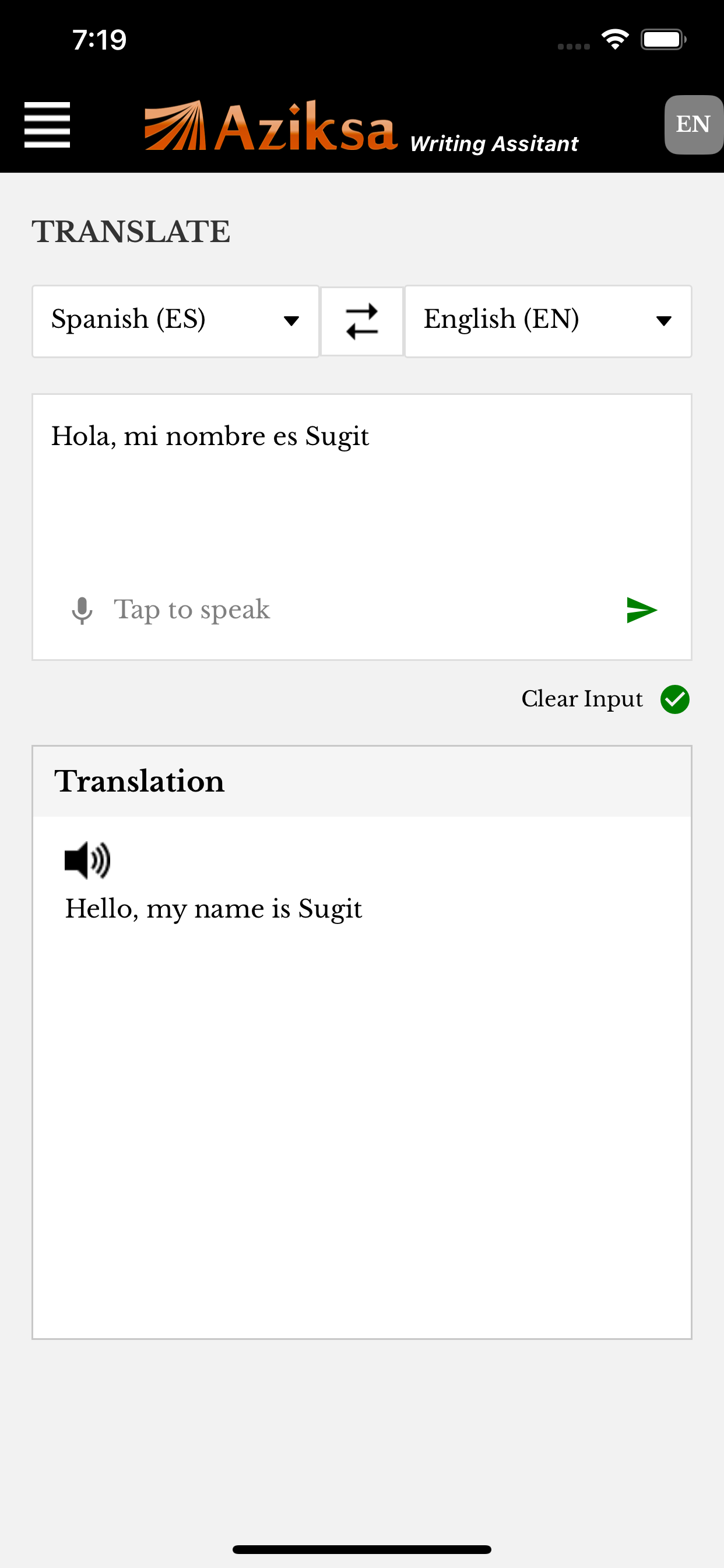Aziksa Writing Assistant screenshot 9