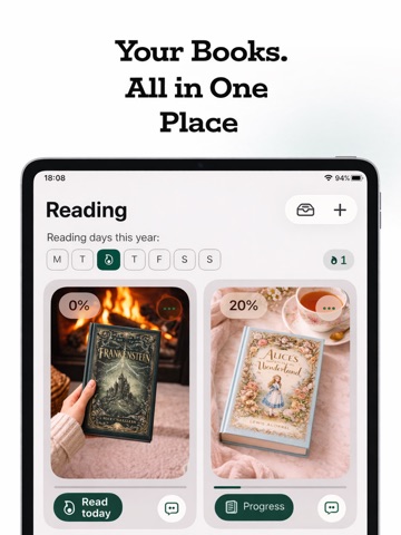 Readmarks: Reading Journal iPad screenshot