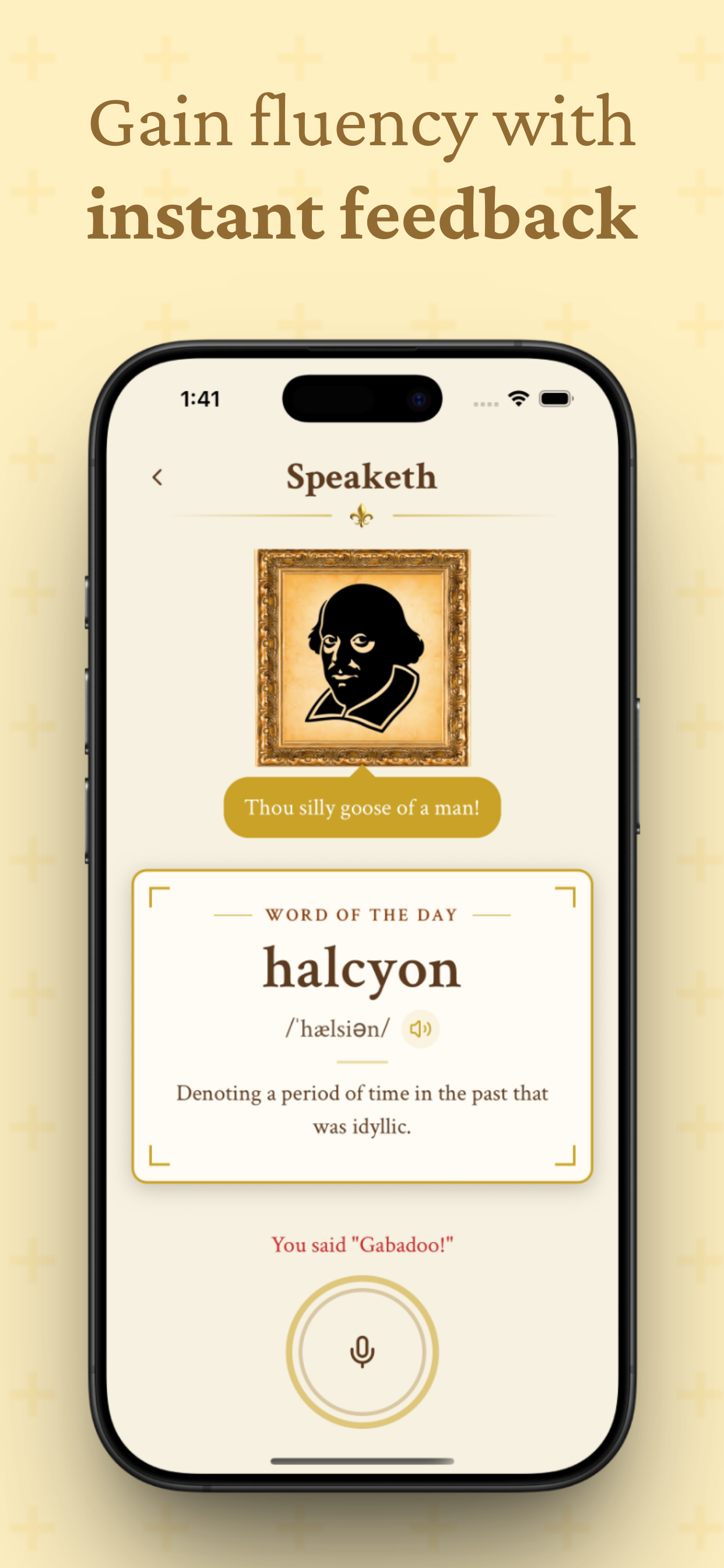 Speaketh: English vocabulary