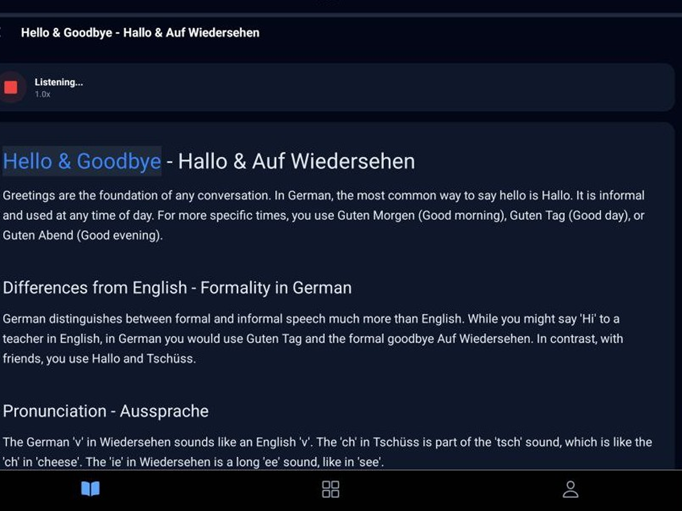 Learn German Offline screenshot 11