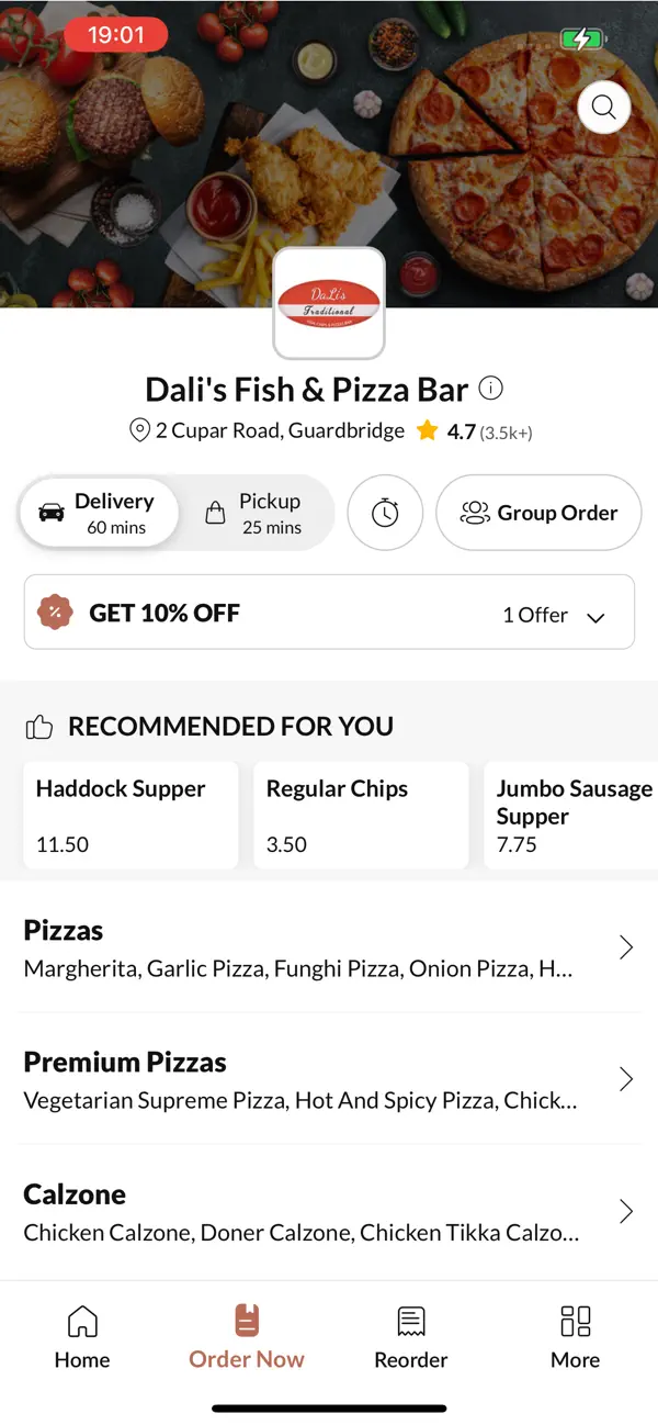 Screenshot #2 pour Dali's Fish & Pizza Bar