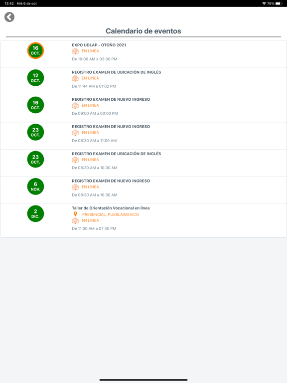 Screenshot #6 pour Registro Candidatos UDLAP