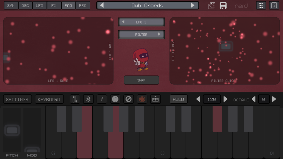 #1. NERD Synth A2x (iOS) Podle: AudioKit Pro