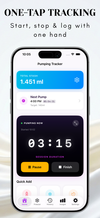Pumping Tracker: Milk Stash Screenshot 1 of 7