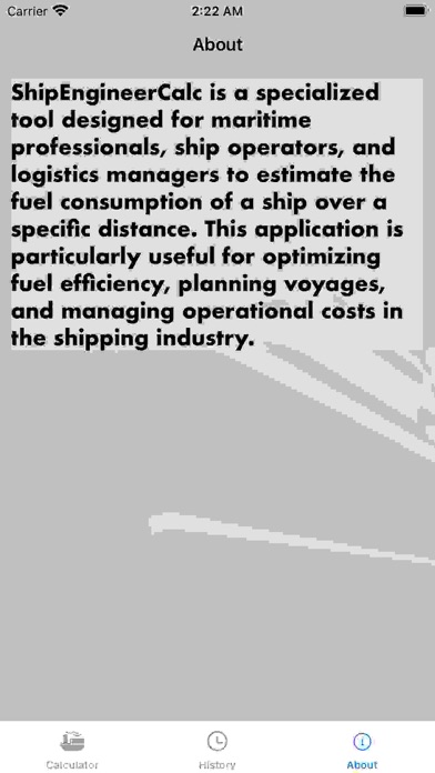 Screenshot #2 pour ShipEngineerCalc