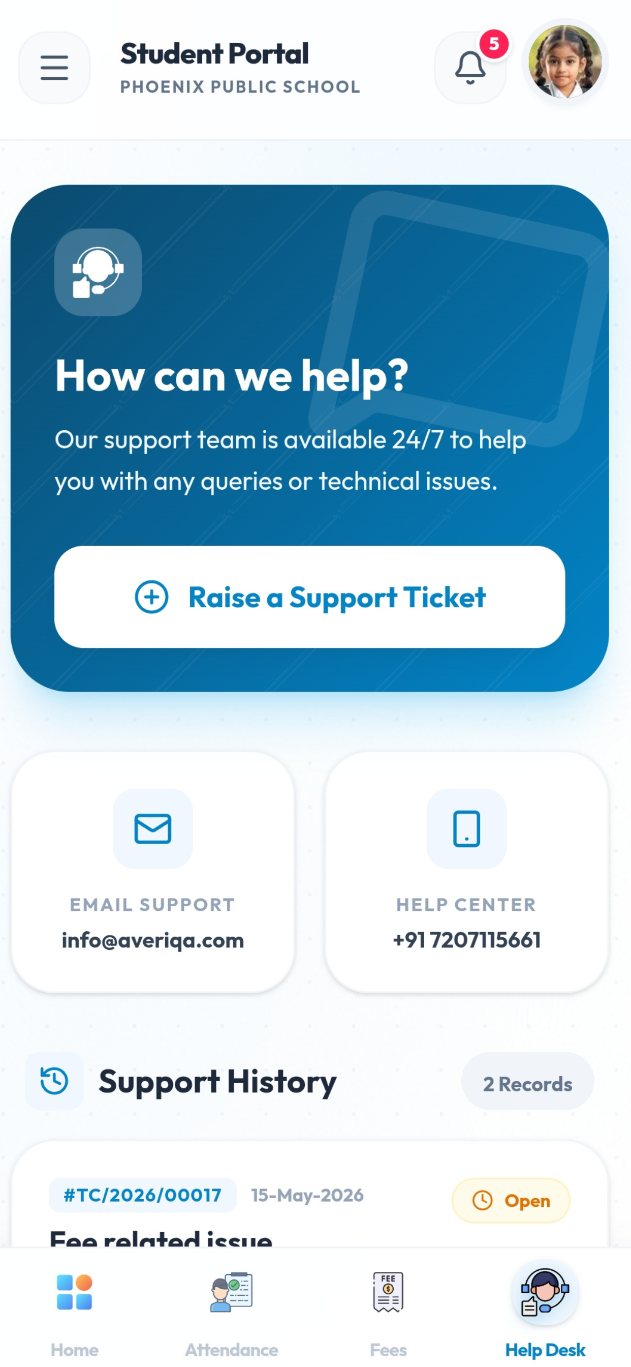 AverrIQA Student Portal screenshot 4