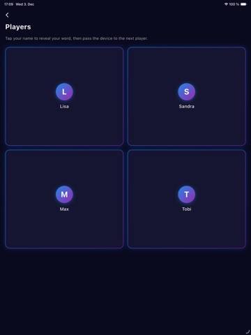 Imposter Game - Party Edition iPad screenshot
