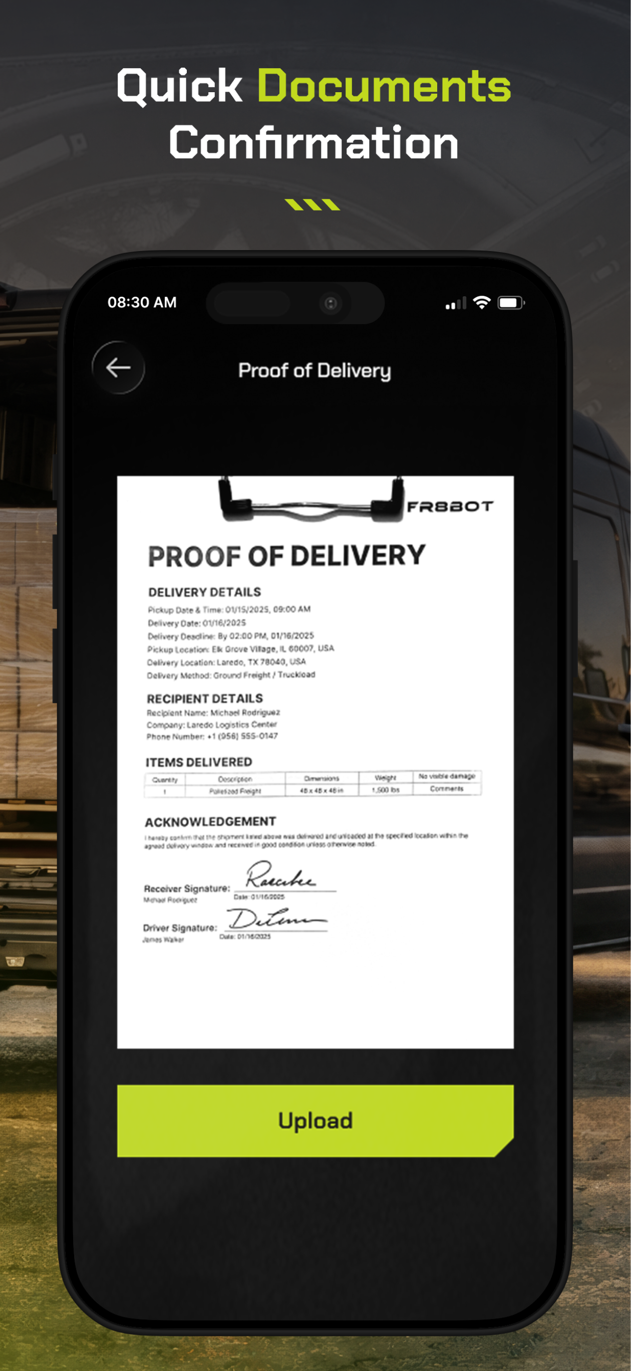FR8BOT screenshot 6