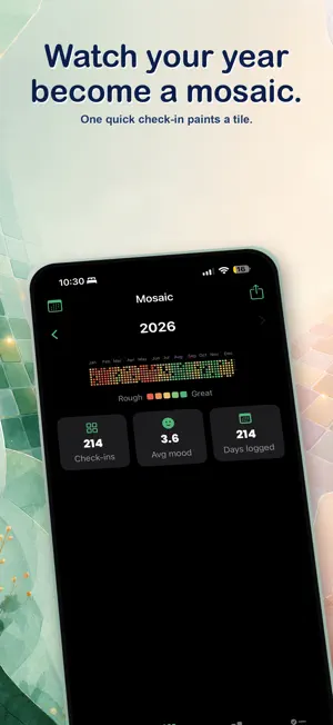 Year in Pixels: Mood Tracker screenshot 1