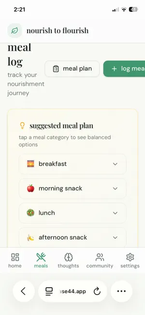 Nourish to Flourish! screenshot 1